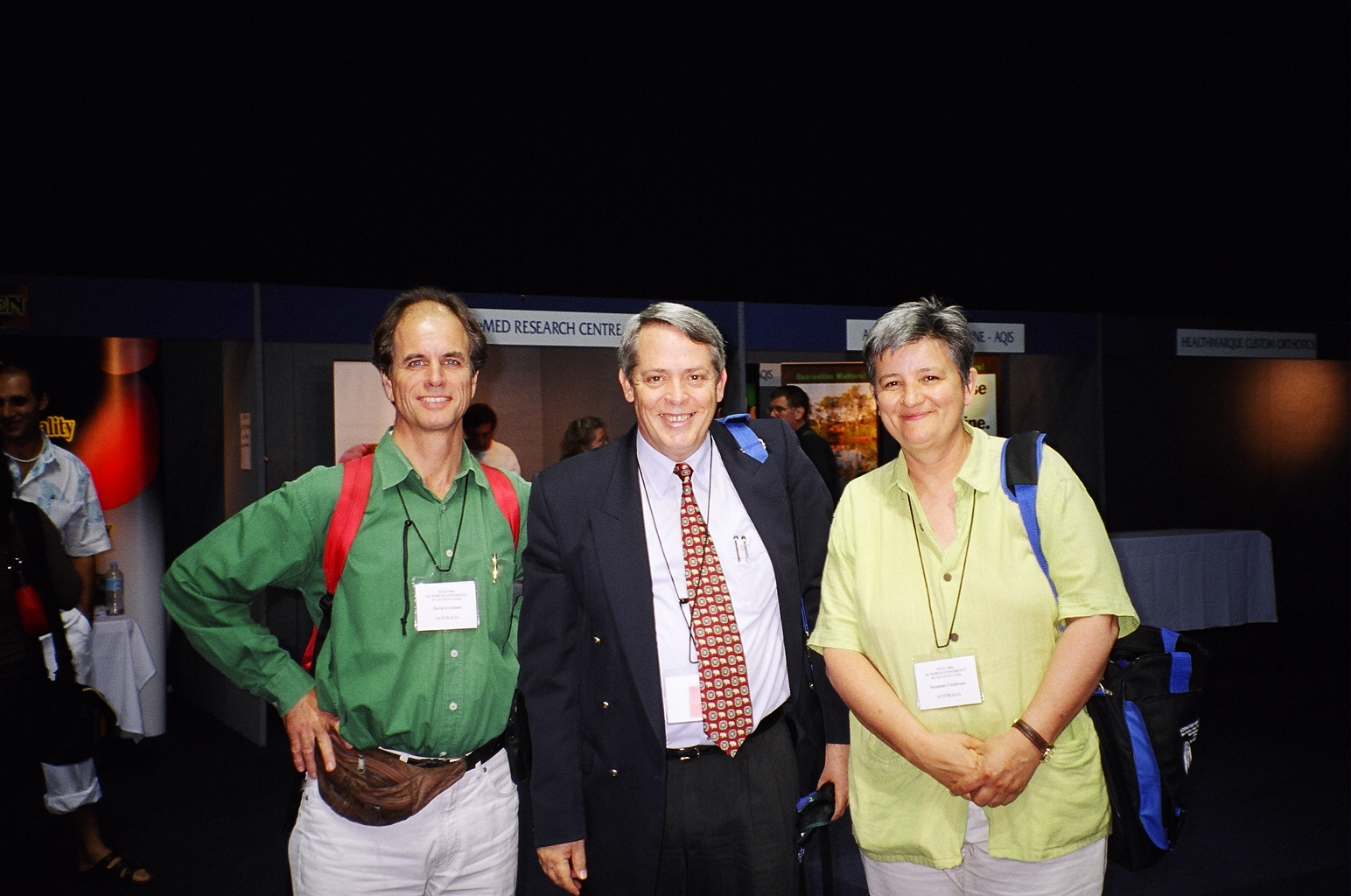 DAvid Freeland, John McDonald and Sue Cochrane at Gold Coast WFAS conference 2004