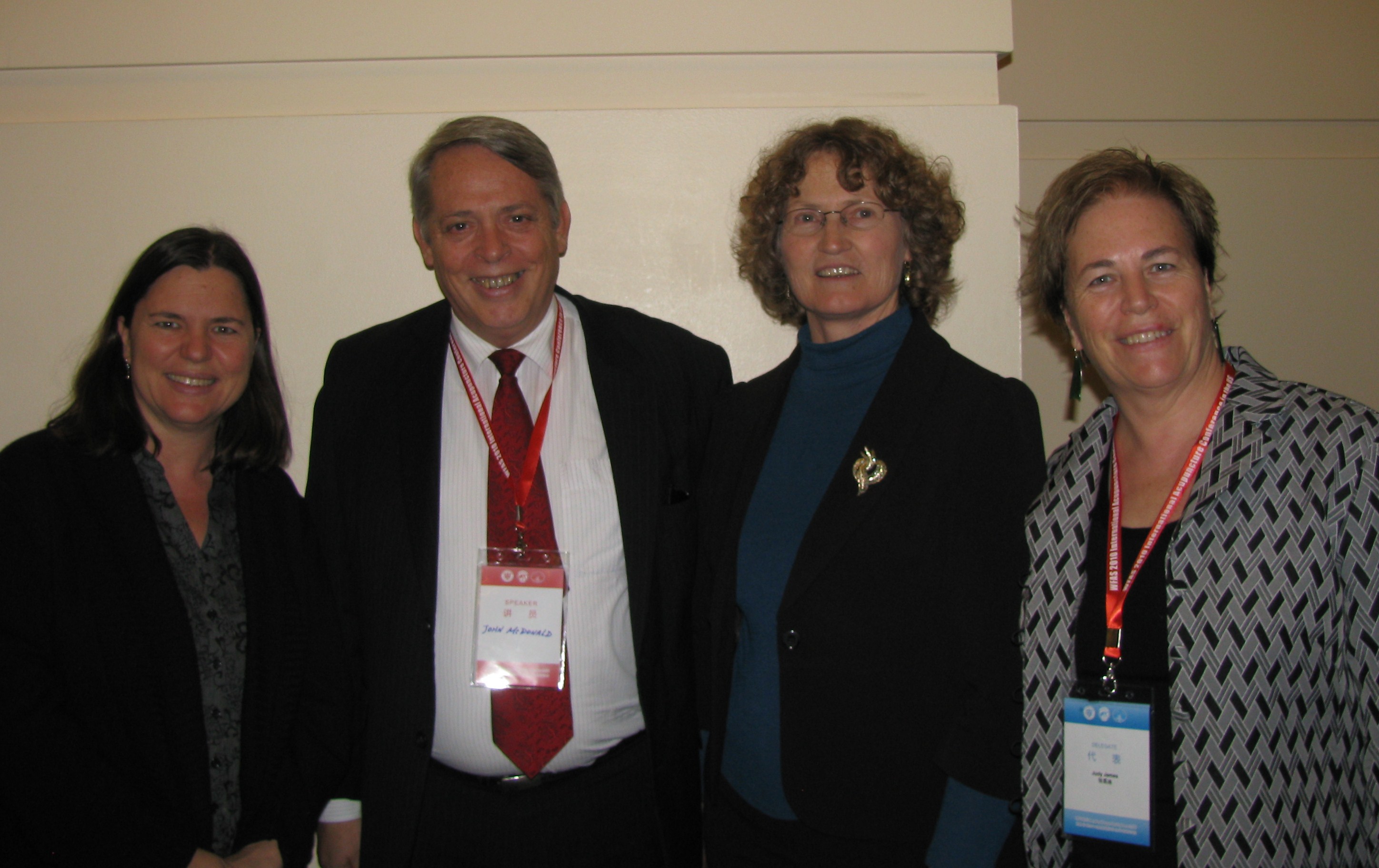 Brenda Golianu, John McDonald, Paddy McBride and Judy James at San Francisco WFAS 2010